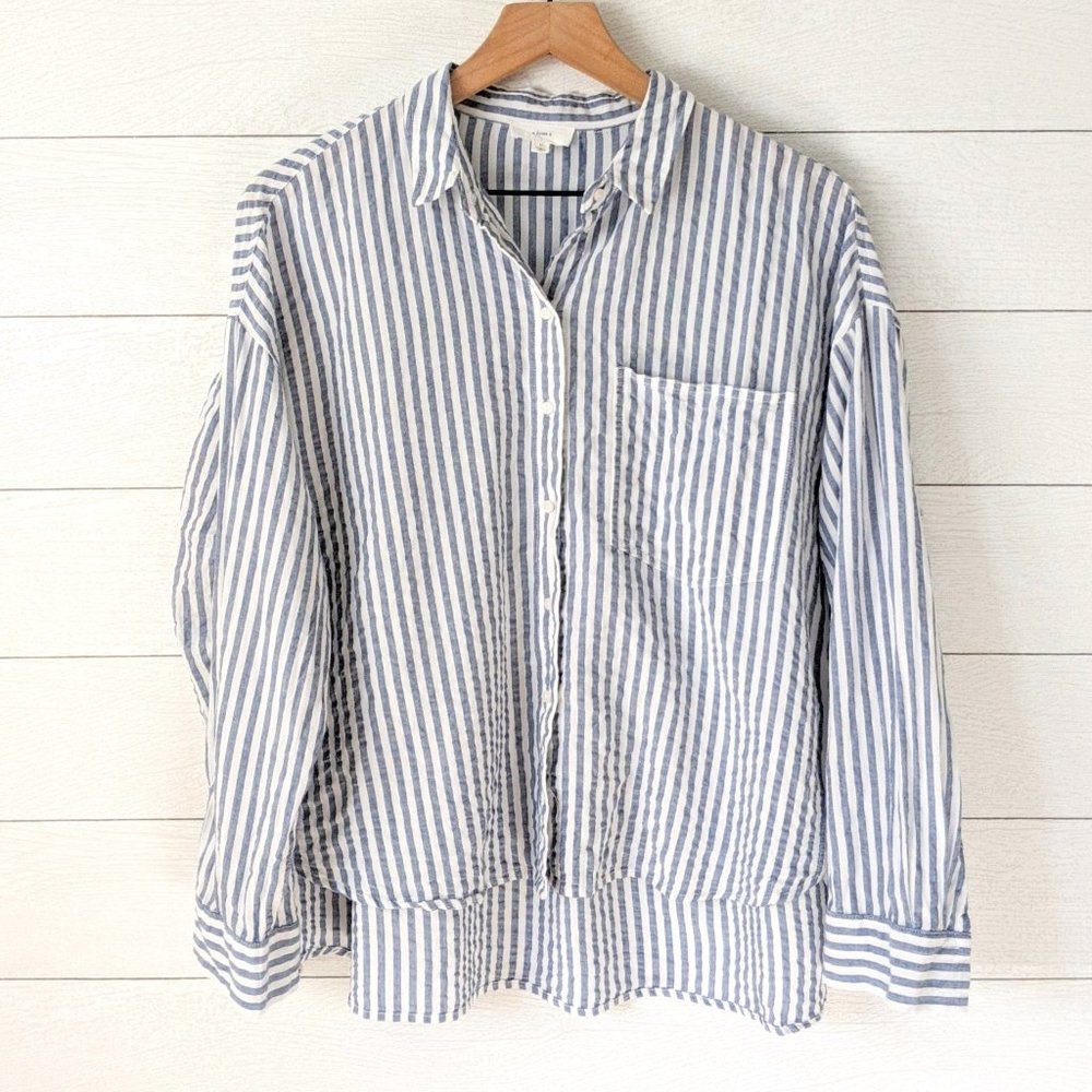 A loves A Striped Button Down L